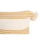 Hello Honey® Cream & Mustard Striped Pillow with Tassels